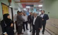 حضور سرزده ی استاندار لرستان در بیمارستان شهدای عشایر خرم آباد